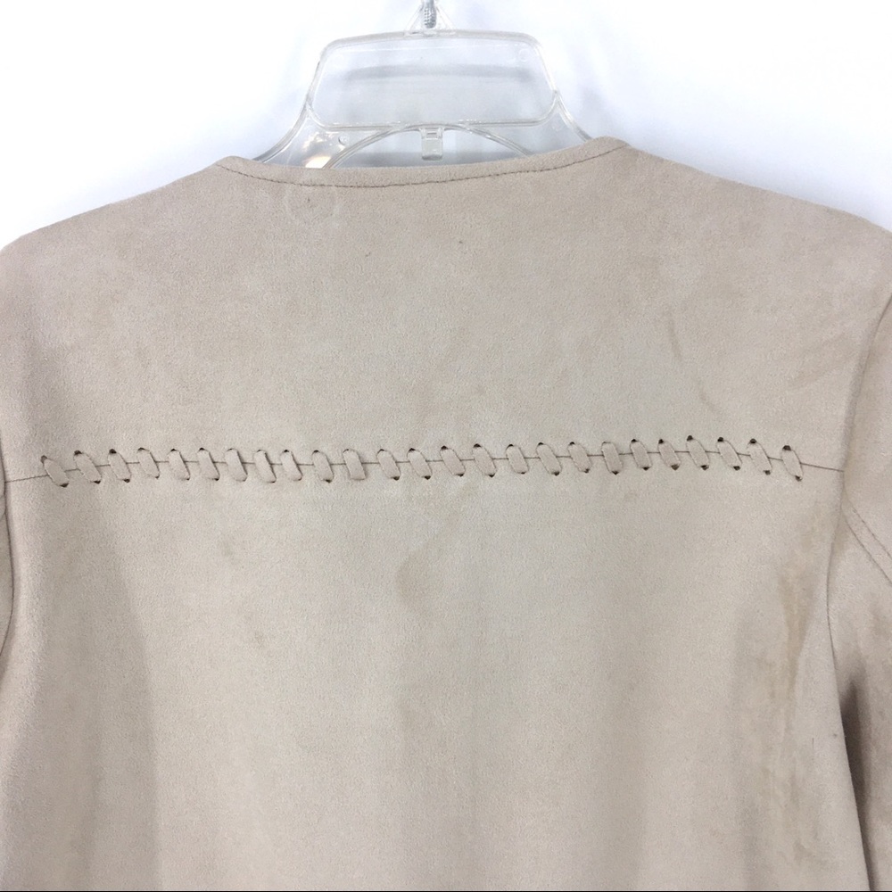 Marc New York Faux Suede Jacket Putty - Picture 6 of 11